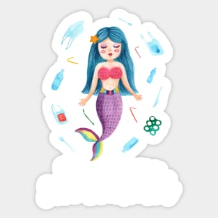 Save a Mermaid Sticker